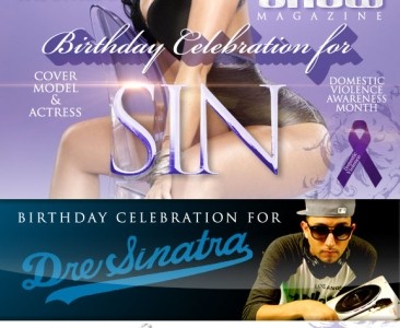 Official Birthday Celebration for Cover Model & Actress Sin