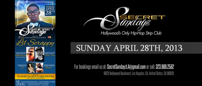 Sunday April 28th, 2013 Lil Scrappy, Birthday celebration for Milk Tyson. Hosted by Hip Hop Mogul from N.Y. 40oz. Van